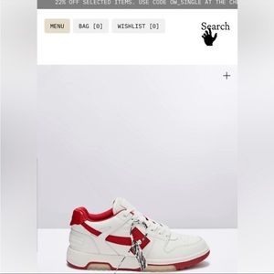 Used 100% authentic Off- white sneakers